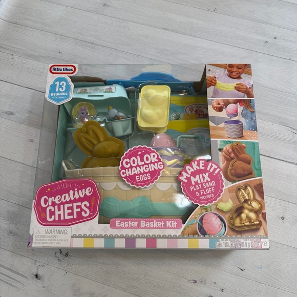 Little Tikes Creative Chefs Easter‎ Basket Kit kids toy food playset NEW - Picture 1 of 8
